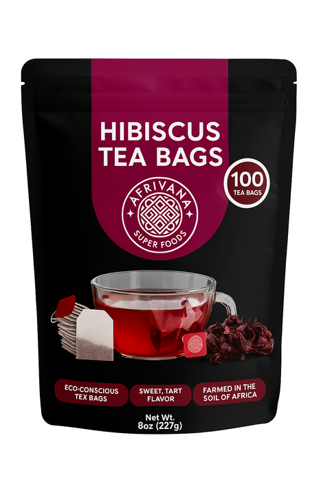 Hibiscus Tea - 100 Premium Hibiscus Tea Bags