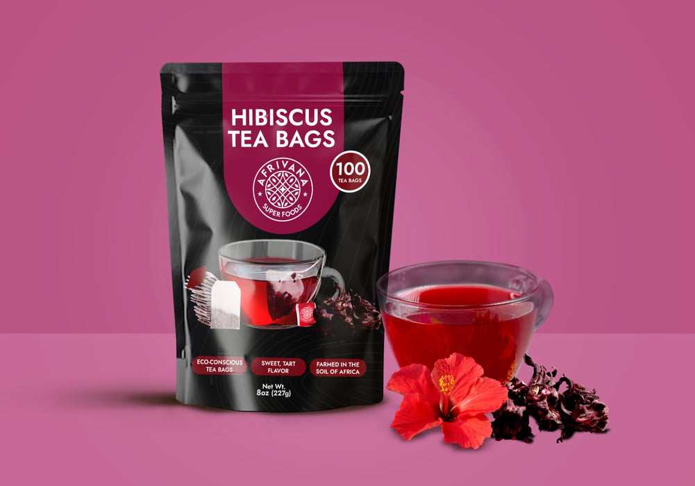 Hibiscus Tea - 100 Premium Hibiscus Tea Bags